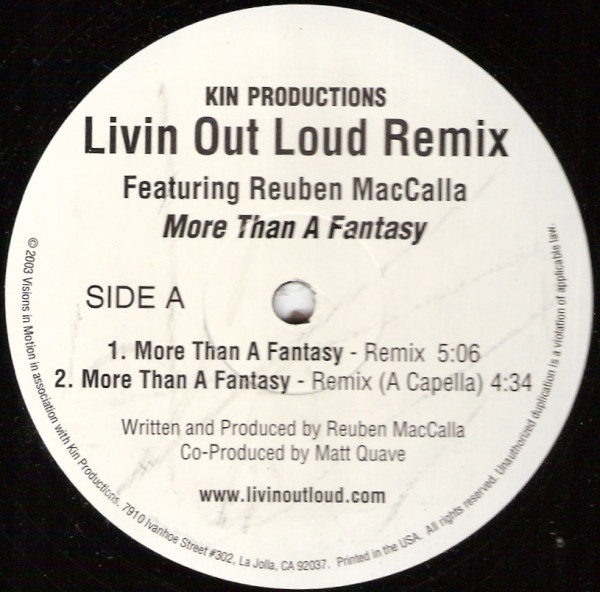Livin' Out Loud Featuring Reuben MacCalla - More Than A Fantasy | KIN Productions (THRESSM 213) - main Livin' Out Loud Featuring Reuben MacCalla - More Than A Fantasy | KIN Productions (THRESSM 213) - main