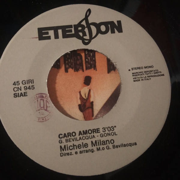 Michele Milano - Caro Amore / Sarà | Eterfon (CN 946) - 4