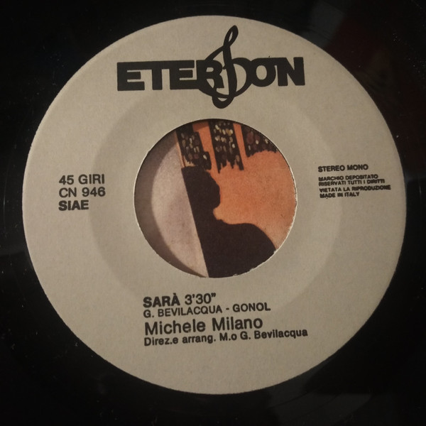 Michele Milano - Caro Amore / Sarà | Eterfon (CN 946) - 3
