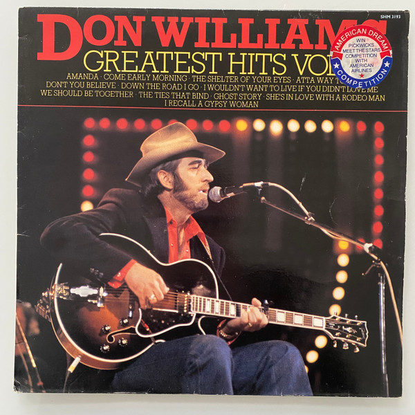 Don Williams - Greatest Hits Vol. 1 | Hallmark Records (SHM 3193)