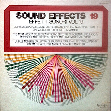 No Artist - Sound Effects 19 - Effetti Sonori Vol. 19 | Vedette Records (VSM 38582)