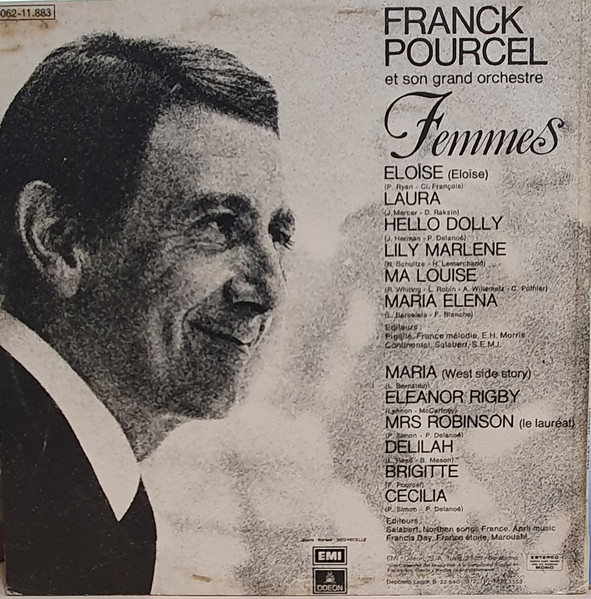 Franck Pourcel Et Son Grand Orchestre - Femmes | Odeon (J 062-11.883) - 2