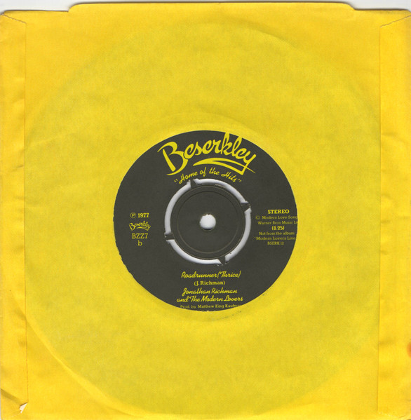 Jonathan Richman & The Modern Lovers - The Morning Of Our Lives | Beserkley (BZZ7) - 4 Jonathan Richman & The Modern Lovers - The Morning Of Our Lives | Beserkley (BZZ7) - 4