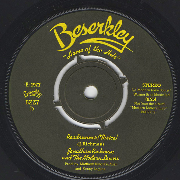Jonathan Richman & The Modern Lovers - The Morning Of Our Lives | Beserkley (BZZ7) - 2 Jonathan Richman & The Modern Lovers - The Morning Of Our Lives | Beserkley (BZZ7) - 2