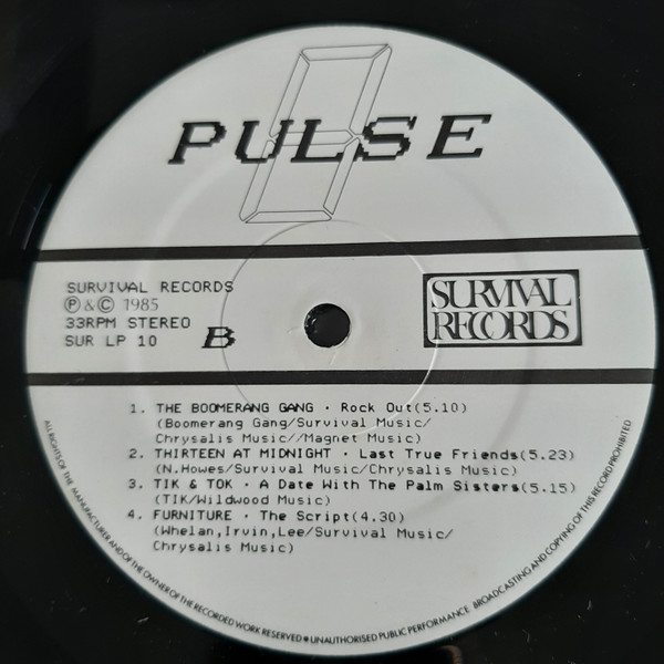Various - Pulse 8 | Survival Records (SUR LP 010) - 4