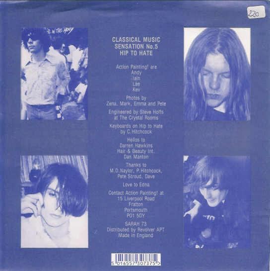 Action Painting! - Classical Music | Sarah Records (SARAH 73) - 2