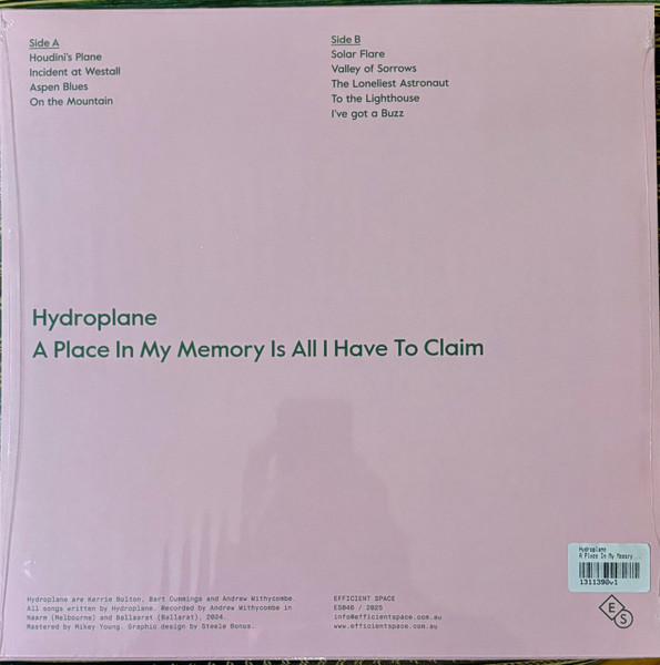 Hydroplane - A Place In My Memory Is All I Have To Claim | Efficient Space (ES046) - 3