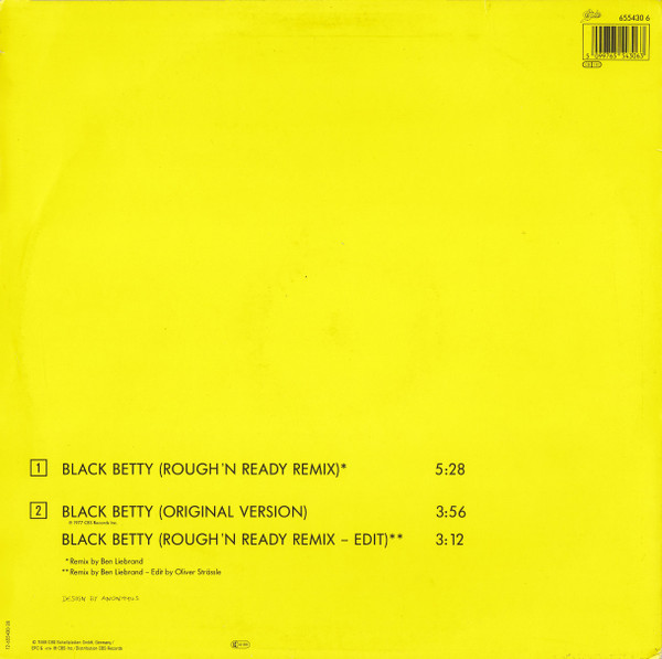 Ram Jam - Black Betty (Remix) | Epic (655430 6) - 2