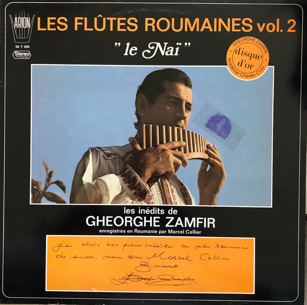 Gheorghe Zamfir - Les Flûtes Roumaines Vol. 2 Les Inedits de Gheorghe Zamfir | Arion (30 T 095) Gheorghe Zamfir - Les Flûtes Roumaines Vol. 2 Les Inedits de Gheorghe Zamfir | Arion (30 T 095)