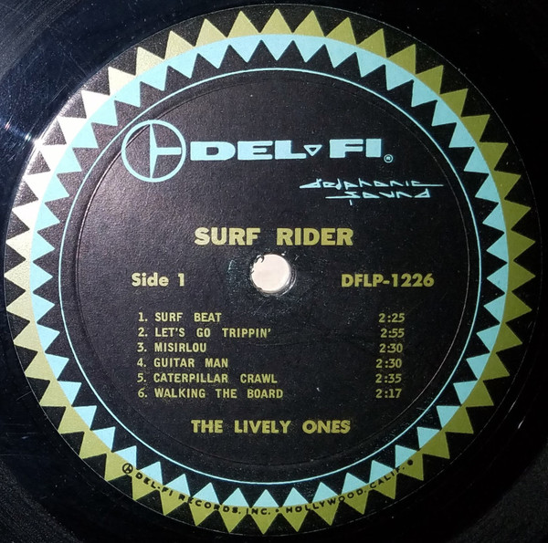The Lively Ones - Surf Rider! | Del-Fi Records (DFLP-1226) - 3 The Lively Ones - Surf Rider! | Del-Fi Records (DFLP-1226) - 3