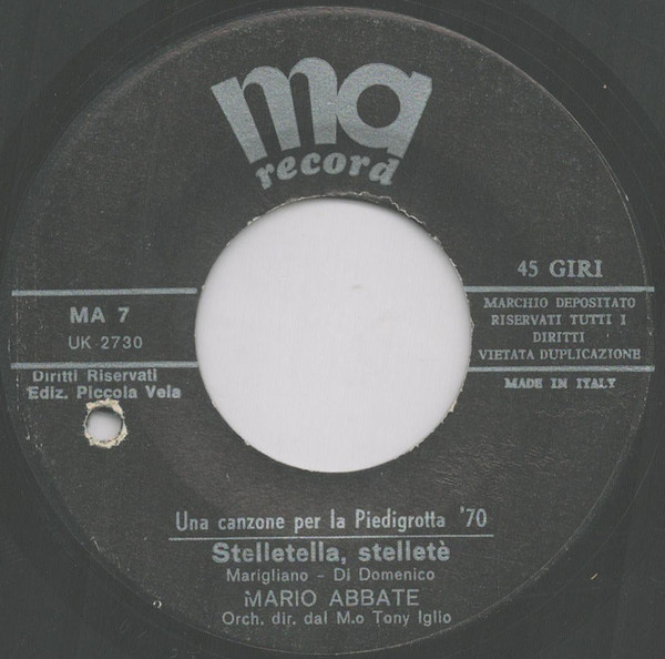 Mario Abbate - Stelletella, Stellete' | MA Record (MA 7) - 4