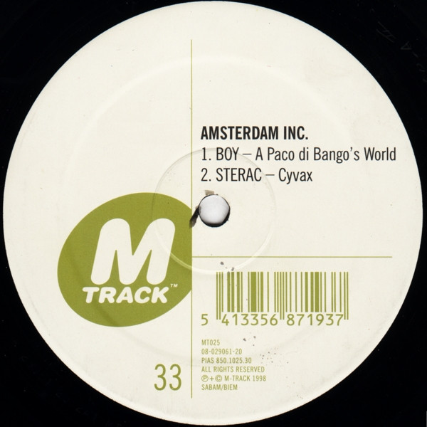 Various - Amsterdam Inc. | M-Track (MT025) - 2