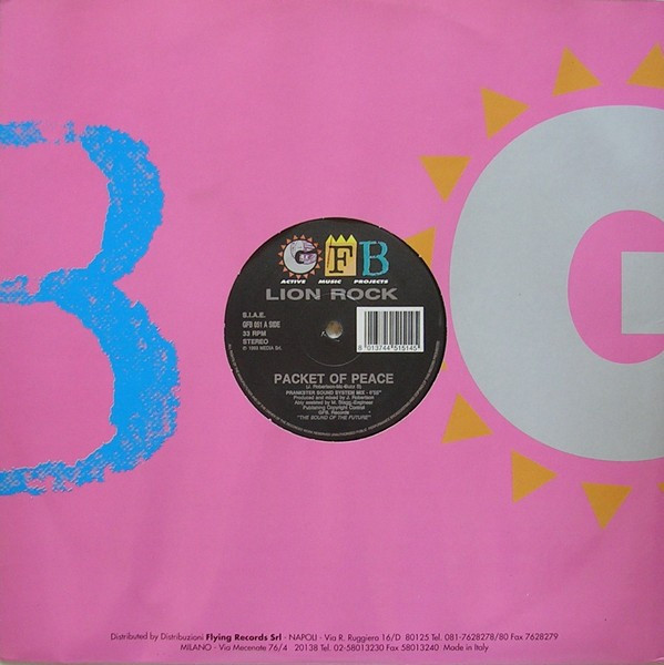 Lionrock - Packet Of Peace | GFB Records (GFB 051)