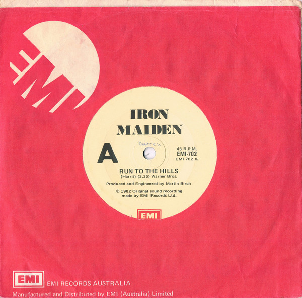 Iron Maiden - Run To The Hills | EMI (EMI-702) - main