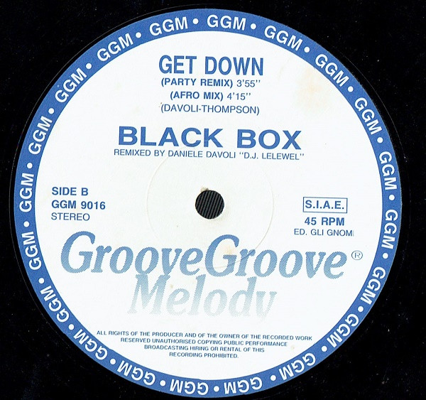 Black Box - Fantasy (Remix) | Groove Groove Melody (GGM 9016) - 2 Black Box - Fantasy (Remix) | Groove Groove Melody (GGM 9016) - 2