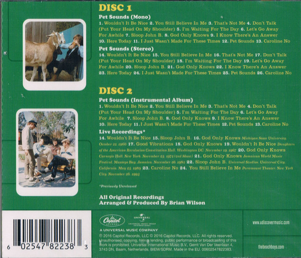 The Beach Boys - Pet Sounds | Capitol Records (00602547822383) - 3
