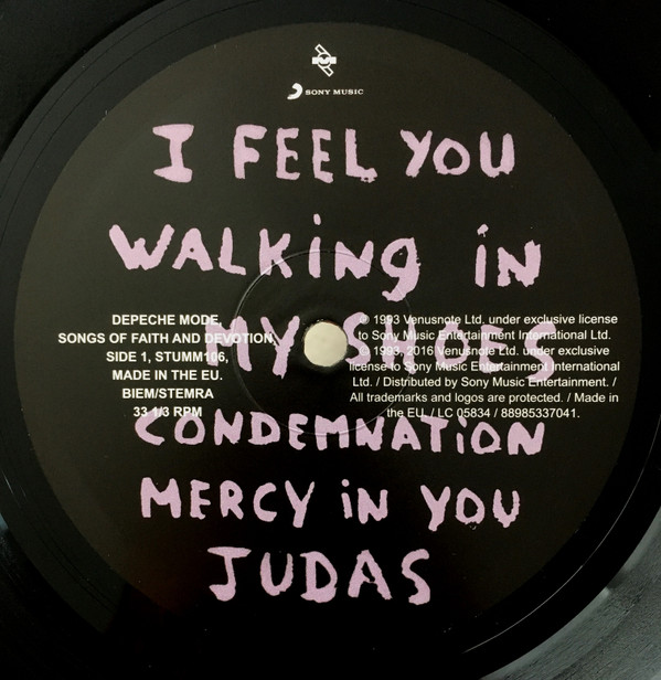 Depeche Mode - Songs Of Faith And Devotion | Sony Music (88985337041) - 3 Depeche Mode - Songs Of Faith And Devotion | Sony Music (88985337041) - 3