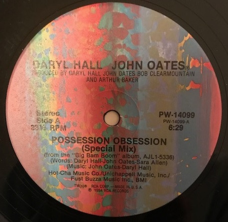 Daryl Hall & John Oates - Possession Obsession | RCA (PW-14099) - 3