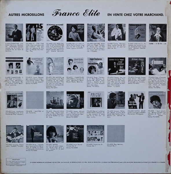 Various - Collection-Or Volume 2 - Groupes Yé Yé | Franco-Élite (FE 6931) - 2 Various - Collection-Or Volume 2 - Groupes Yé Yé | Franco-Élite (FE 6931) - 2