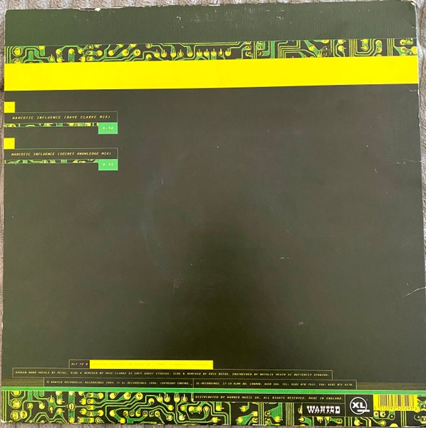 Empirion - Narcotic Influence (Remixes) | XL Recordings (XLT 72 R) - 2 Empirion - Narcotic Influence (Remixes) | XL Recordings (XLT 72 R) - 2