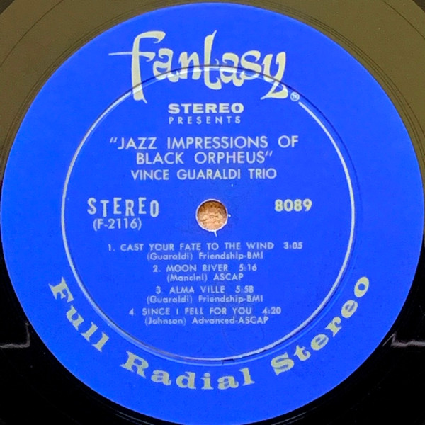 Vince Guaraldi Trio - Jazz Impressions Of Black Orpheus | Fantasy (8089) - 4