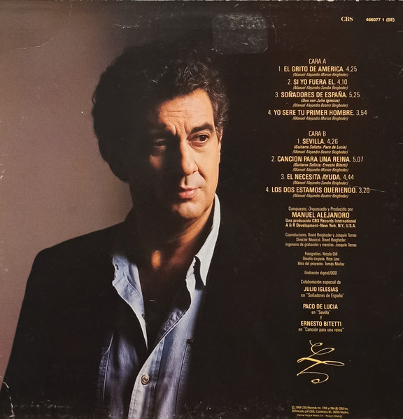 Placido Domingo - Soñadores De España | CBS (466077-1 (SE)) - 2