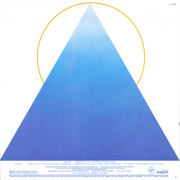 Tangerine Dream - White Eagle [Vinyl] | Virgin (VL 2235) - 2