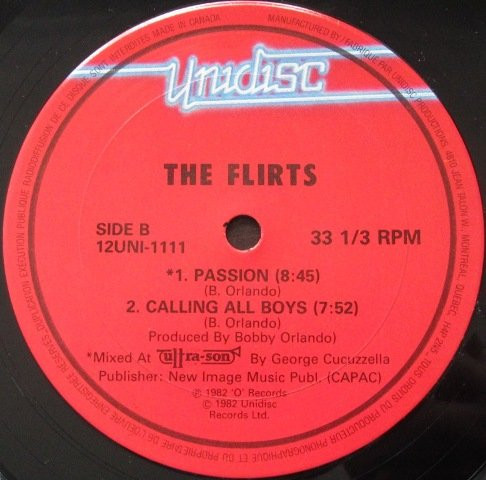 The Flirts - Danger (12") [Vinyl] | Unidisc (12UNI-1111) - 2