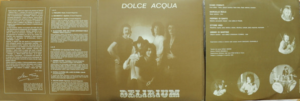Delirium - Dolce Acqua | Fonit (LPX 11) - 3