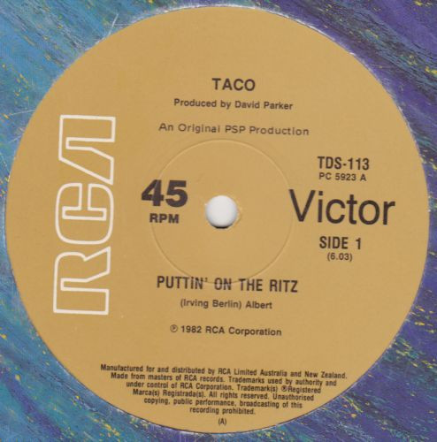 Taco - Puttin' On The Ritz | RCA Victor (TDS-113)