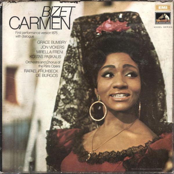 Georges Bizet - Grace Bumbry , Jon Vickers , Mirella Freni , Kostas Paskalis , Orchestre National De L'Opéra De Paris , Rafael Frühbeck De Burgos - Carmen | His Master's Voice (SLS 952/3) - main