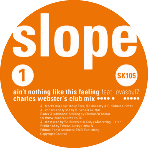 Slope Feat. Ovasoul7 - Ain't Nothing Like This Feeling | Sonar Kollektiv (SK105) - 2 Slope Feat. Ovasoul7 - Ain't Nothing Like This Feeling | Sonar Kollektiv (SK105) - 2