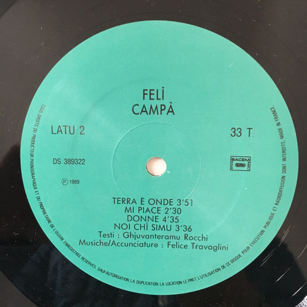 Felì - Campà | DS Audio (DS389322) - 3