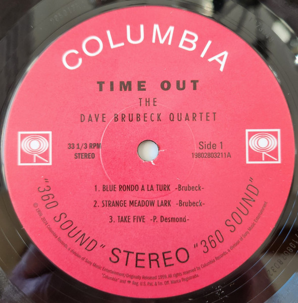 The Dave Brubeck Quartet - Time Out [Vinyl] | Columbia (CS 8192) - 3