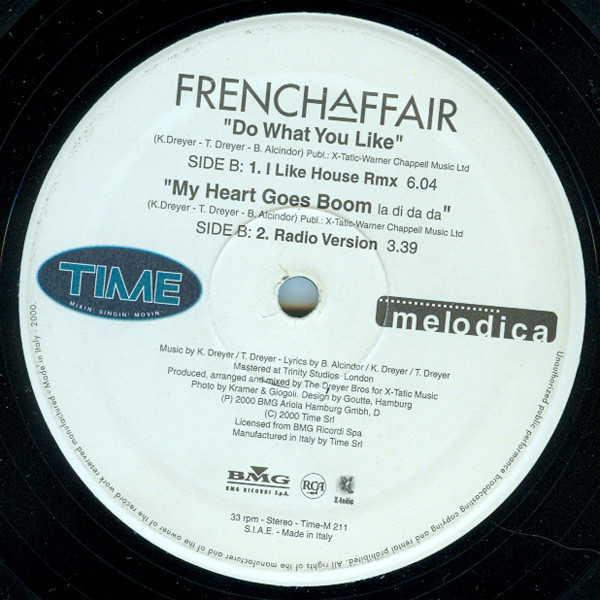 French Affair - Do What You Like | Time Melodica (TIME-M 211) - 2 French Affair - Do What You Like | Time Melodica (TIME-M 211) - 2