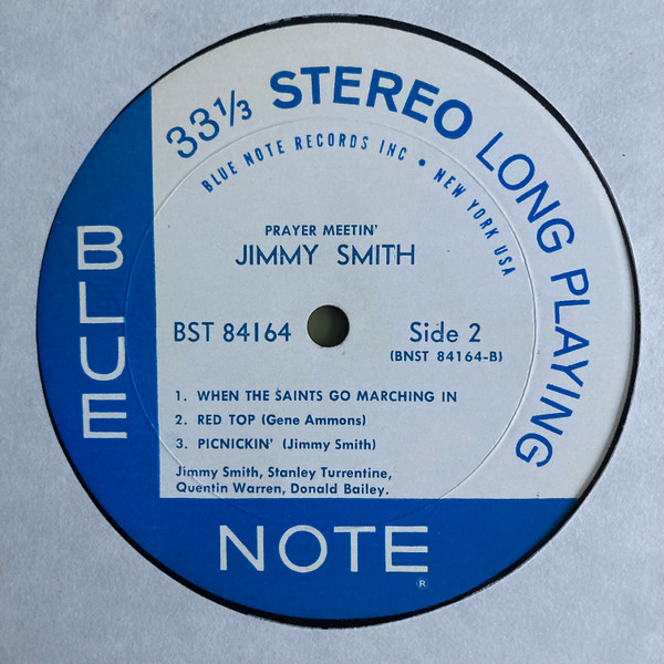 Jimmy Smith With Stanley Turrentine - Prayer Meetin' | Blue Note (ST-84164) - 4