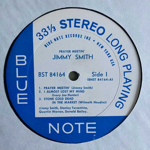 Jimmy Smith With Stanley Turrentine - Prayer Meetin' | Blue Note (ST-84164) - 3