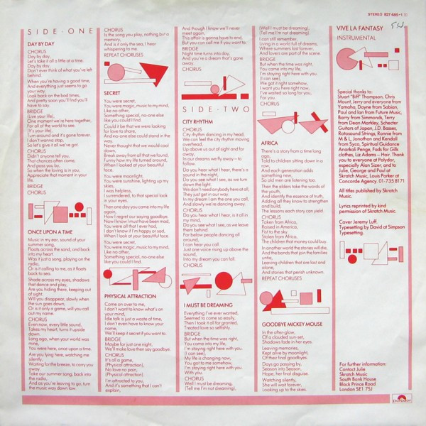 Shakatak - City Rhythm | Polydor (827 485-1) - 2