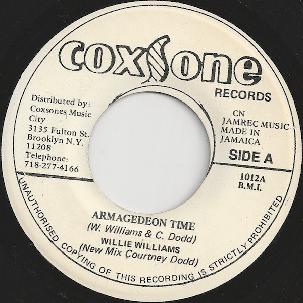 Willi Williams - Armagedeon Time | Coxsone Records (1012)
