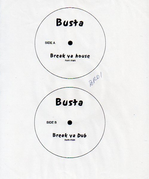 Busta Rhymes - Break Ya House | Not On Label (Busta Rhymes) (BR01)
