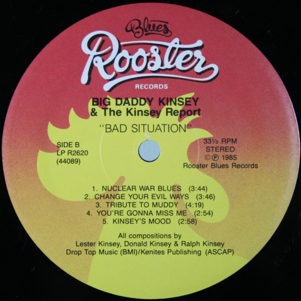 Big Daddy Kinsey & The Kinsey Report - Bad Situation | Rooster Blues Records (R2620) - 4