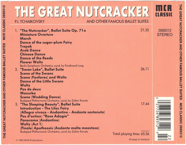 Pyotr Ilyich Tchaikovsky - The Great Nutcracker And Other Famous Ballet Suites | MCR Classic (2689312) - 2