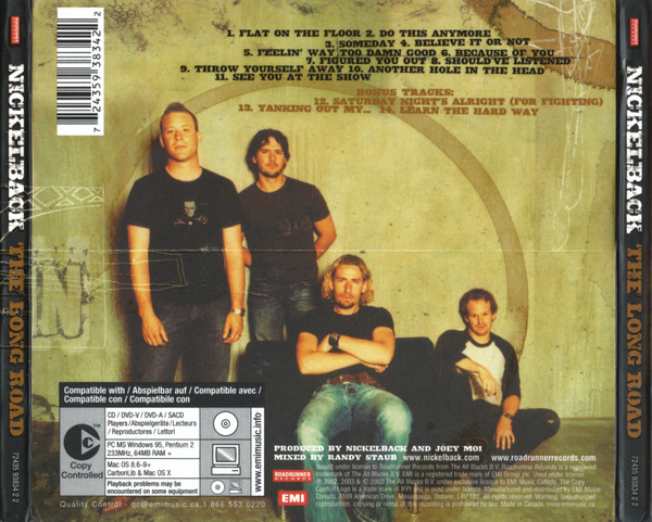 Nickelback - The Long Road | Roadrunner Records (72435 93834 2 2) - 2