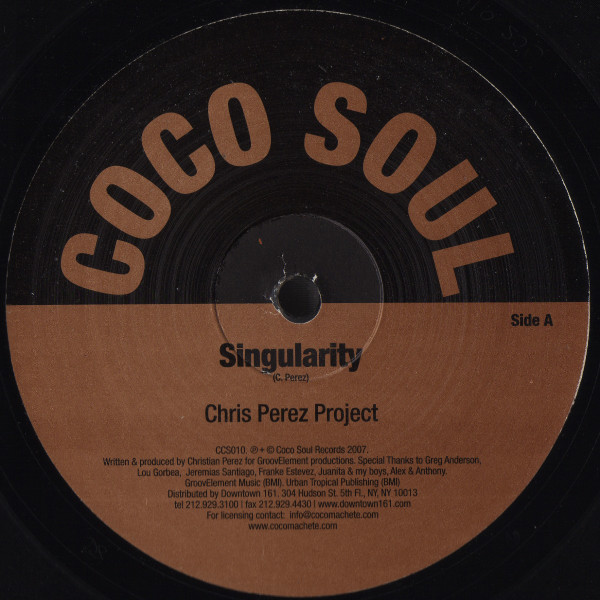 Christian Perez - Singularity | Coco Soul Records (CCS010)