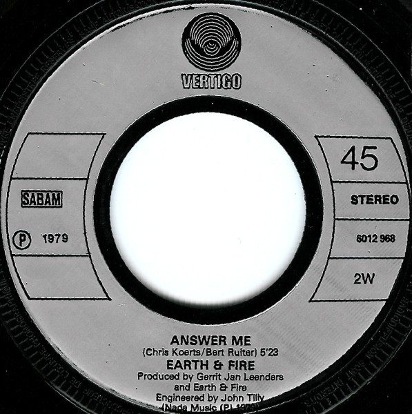 Earth And Fire - Weekend | Vertigo (6012 968) - 4