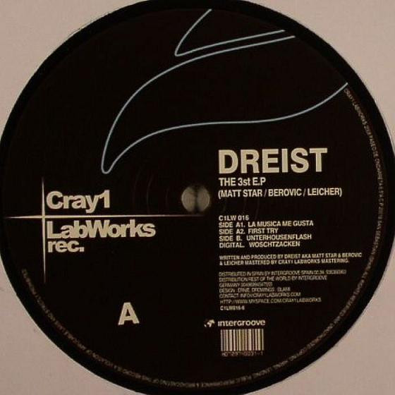 Dreist - The 3st E.P | Cray1 Labworks (C1LW 016) - main Dreist - The 3st E.P | Cray1 Labworks (C1LW 016) - main