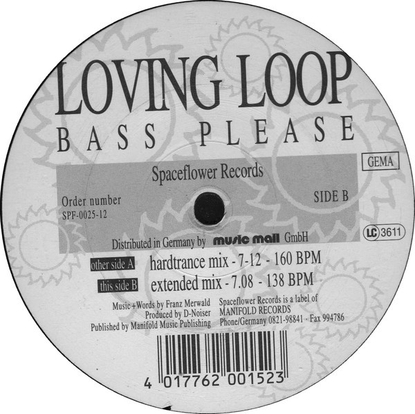 Loving Loop - Bass Please | Spaceflower Records (SPF-0025-12) - 3 Loving Loop - Bass Please | Spaceflower Records (SPF-0025-12) - 3