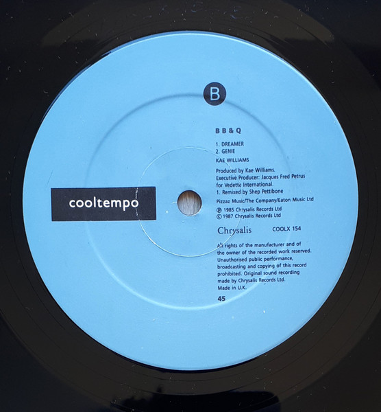 The Brooklyn, Bronx & Queens Band - The B.B. & Q. E.P. Riccochet (Club Mix) / Dreamer / Genie | Cooltempo (COOLX 154) - 3 The Brooklyn, Bronx & Queens Band - The B.B. & Q. E.P. Riccochet (Club Mix) / Dreamer / Genie | Cooltempo (COOLX 154) - 3