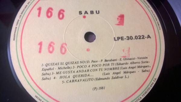 Héctor Jorge Ruiz - Sabu | Sonografica (LPC 30022)
