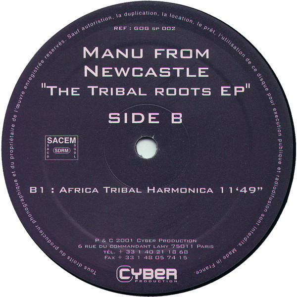 Manu From Newcastle - The Tribal Roots EP | Grain Of Groove (GOG SP 002) - 2